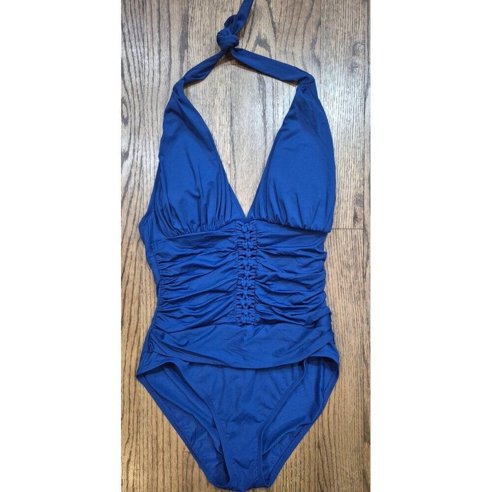 Bleu Rod Beattie Haulter Shaping One-piece Swimsuit Bathingsuit Women's Size 8